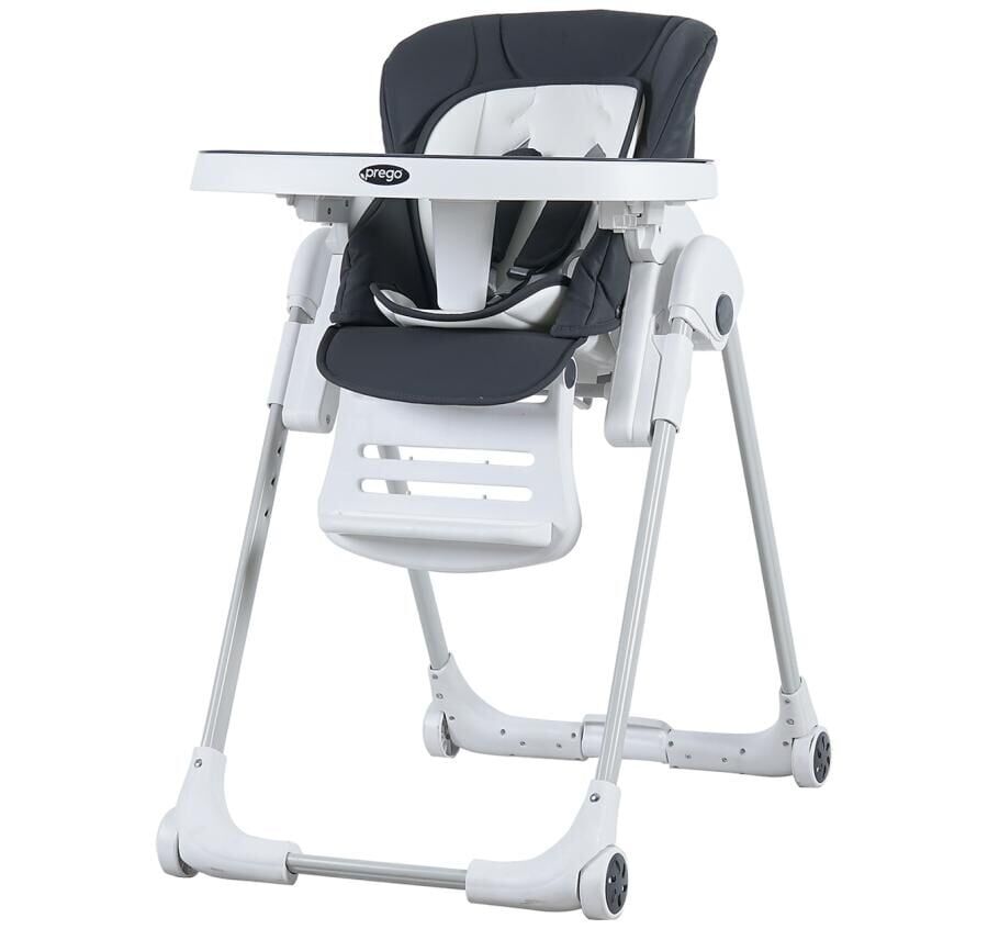 Prego Lucca Yatarlı Fonksiyonel Lüx Mama Sandalyesi 4024 Füme