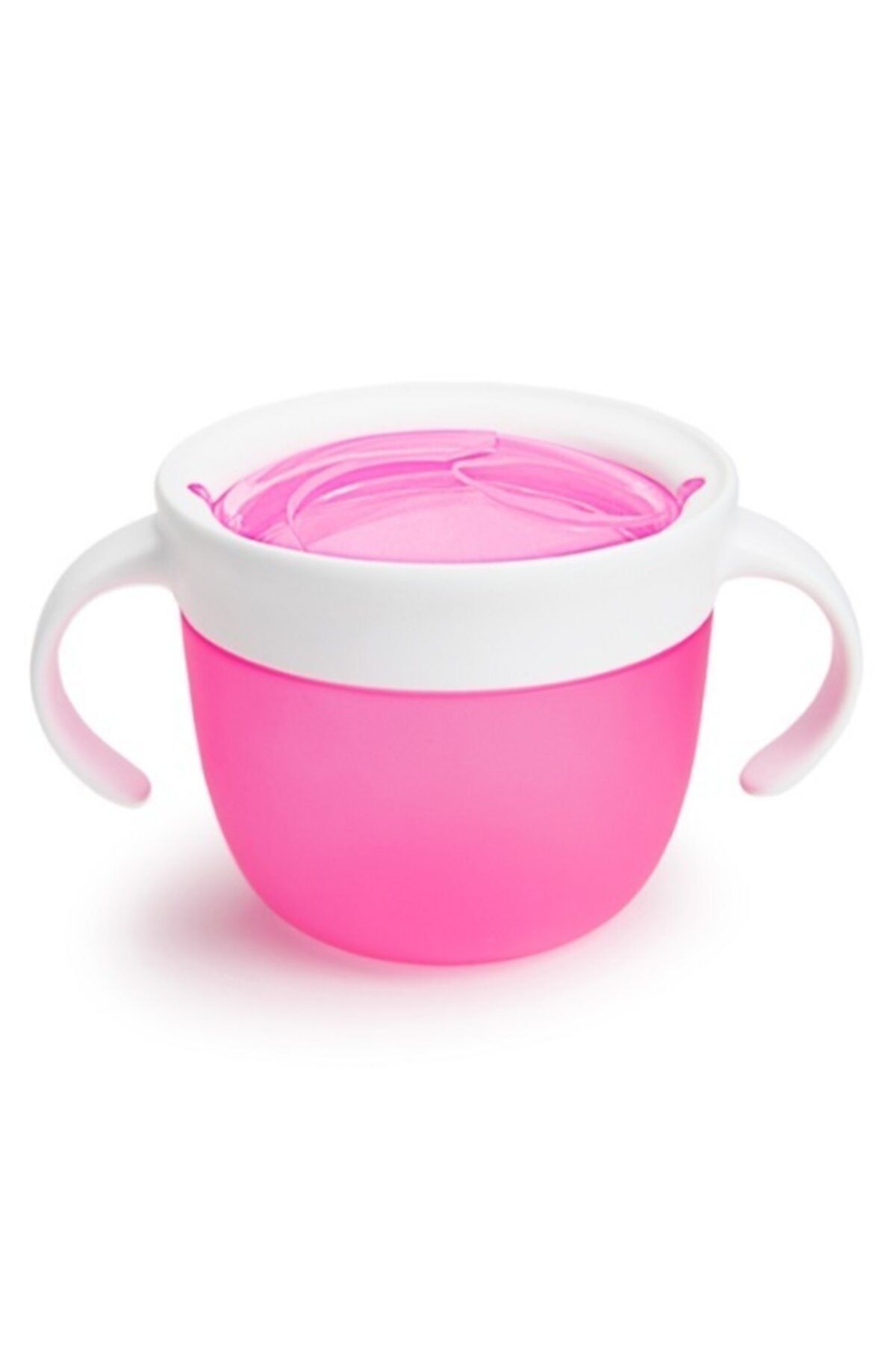 Munchkin Atıştırmalık Kabı, Güvenli Kapatılabilir Kapaklı, 266ml, 12ay+, Pembe, 1 Adet 5019090114011
