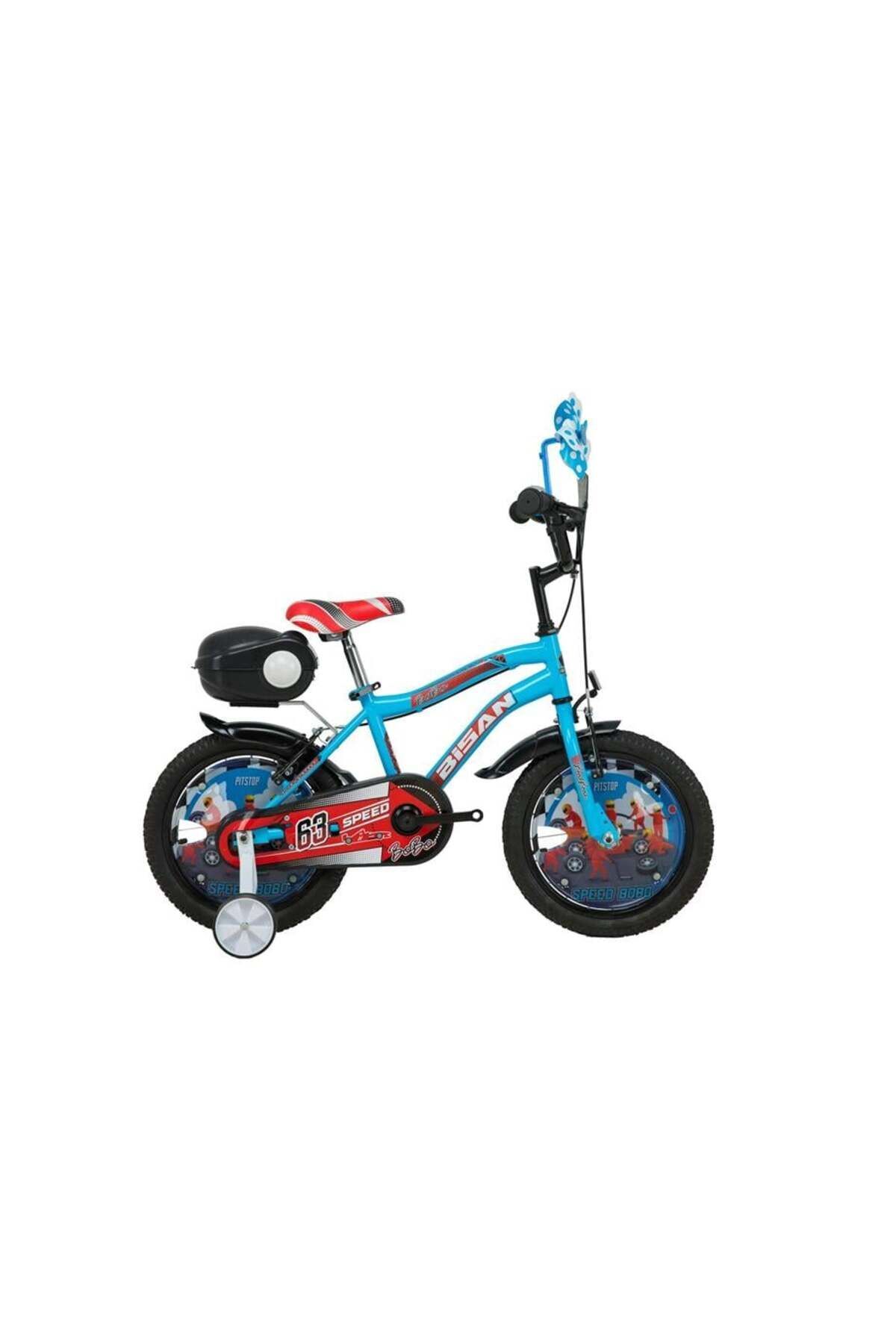 Bisan Bobo-23 Çocuk Bisikletleri 10'' - 26 Cm 1X1 Vites 16'' Açık Mavi Etiket Rengi Turuncu