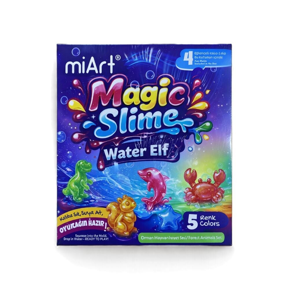 Magic Slime 90 Mi 5 Li Set Orman Hayvanları Seti