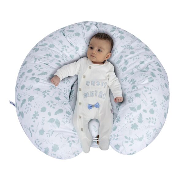 Sevi Bebe Yastıklı Anne Bebek Minderi - Yaprak Desen 579-92