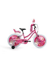 Bisan Queen-23 Çocuk Bisikletleri 30 Cm 1X1 Vites 20'' Metalik Lila Etiket Rengi Pembe