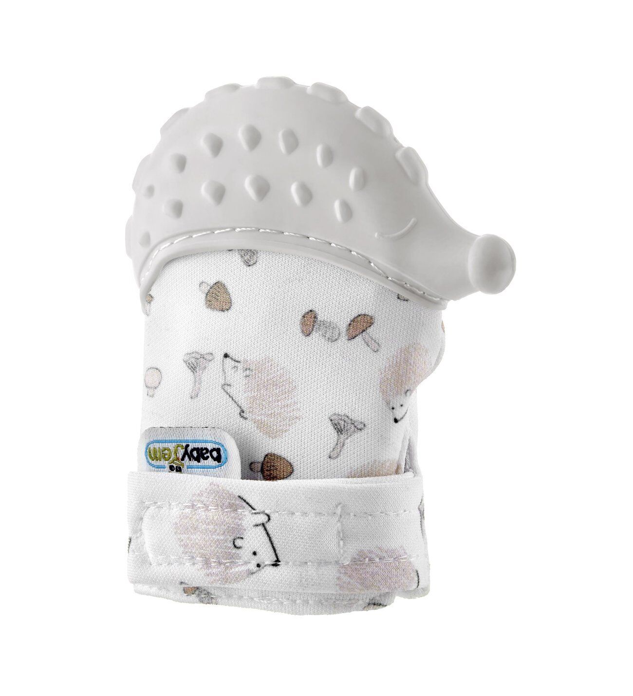 Babyjem Diş Kaşıyıcı Eldiven Kirpi Gri 612