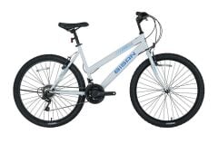 Bisan Sentıero-23 Dağ Bisikletleri 42 Cm 3X7 Vites 24'' Metalik Beyaz Etiket Rengi Mavi