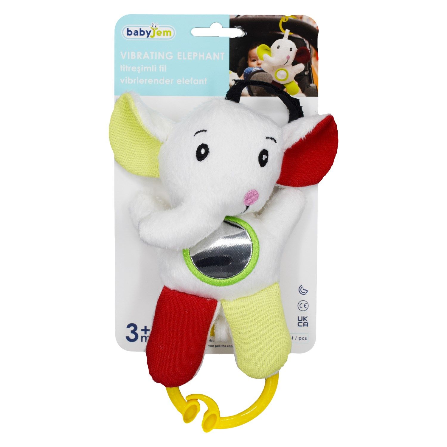 Babyjem Titreşimli Fil Renkli 833
