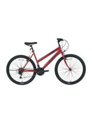 Bisan Sentıero-23 Dağ Bisikletleri 42 Cm 3X7 Vites 24'' Metalik Kırmızı Etiket Rengi Siyah