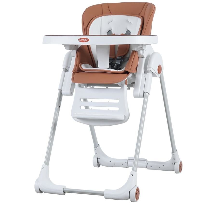 Prego Lucca Yatarlı Fonksiyonel Lüx Mama Sandalyesi 4024 Kremit