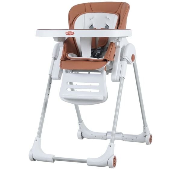 Prego Lucca Yatarlı Fonksiyonel Lüx Mama Sandalyesi 4024 Kremit