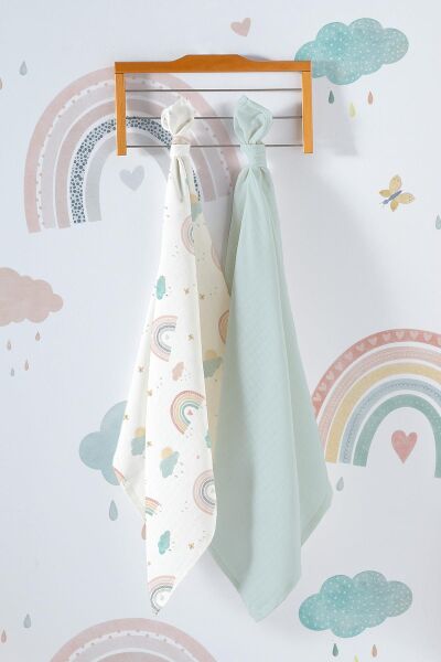 Kanz - Omuz Bezi Müslin 2 Li(knz-015) 152.01.0273.New-Rainbow-