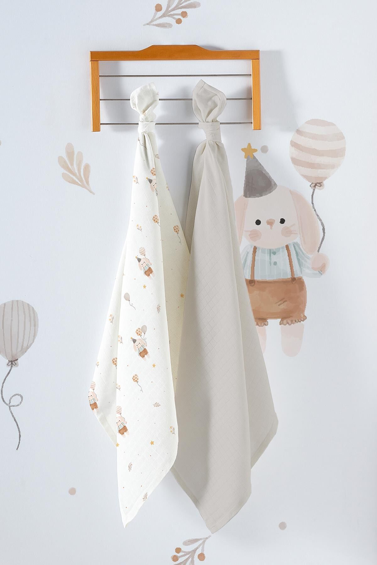 Kanz - Omuz Bezi Müslin 2 Li(knz-015) 152.01.0273.Balloon-Bear