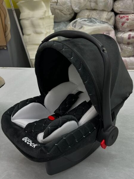 Anne Bebek Şönil Taşıma Puseti Sade Siyah