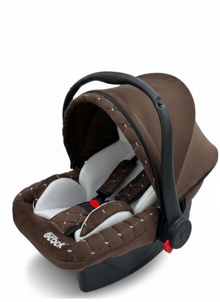 Anne Bebek Şönil Taşıma Puseti Sade Kahverengi