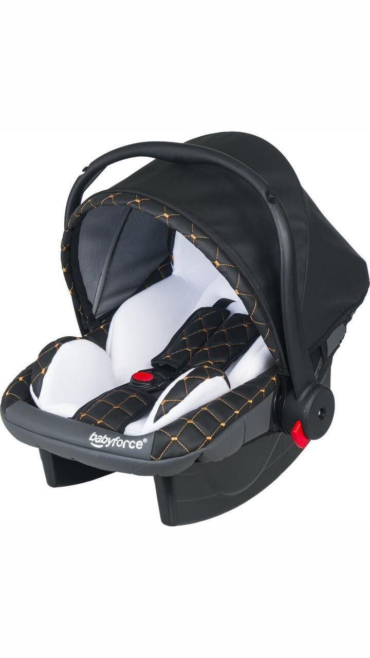 Anne Bebek Deri Taşıma Puseti Antrasit