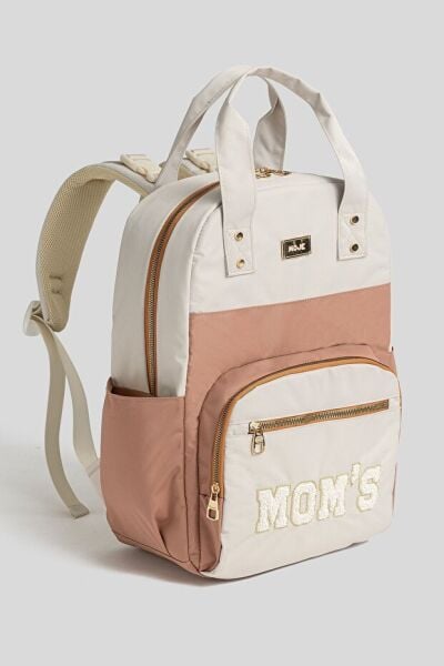 Moje Moms Anne Bebek Sırt Çantası Krem-Kahve