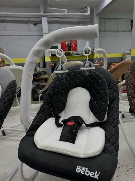 Anne Bebek Şönil Ana Kucağı Sade Siyah