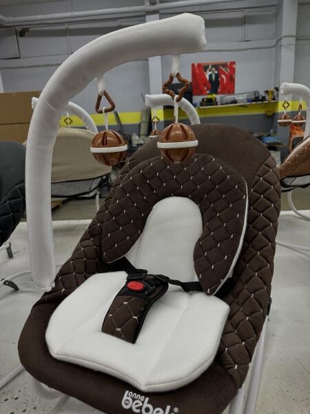 Anne Bebek Şönil Ana Kucağı Sade Kahverengi