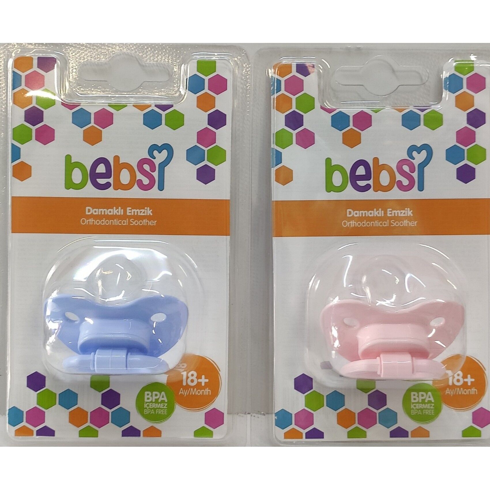 Bebsi Damaklı Emzik 18+ Karma Renk