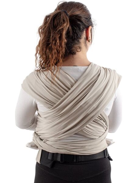 Sevi Bebe Bel Destekli Slingt-Taş Rengi