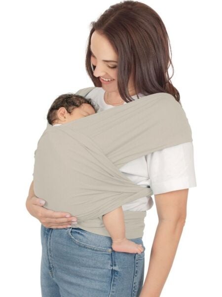 Sevi Bebe Bebek Taşıma Şalı- Taş Rengi