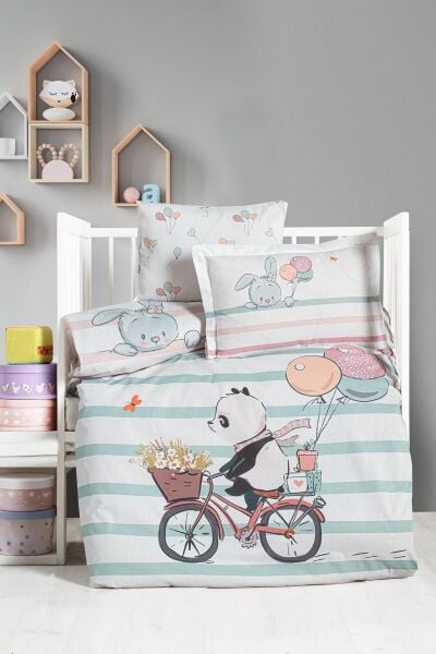 Kanz Lıtte Panda Bebek Nevresim Takımı