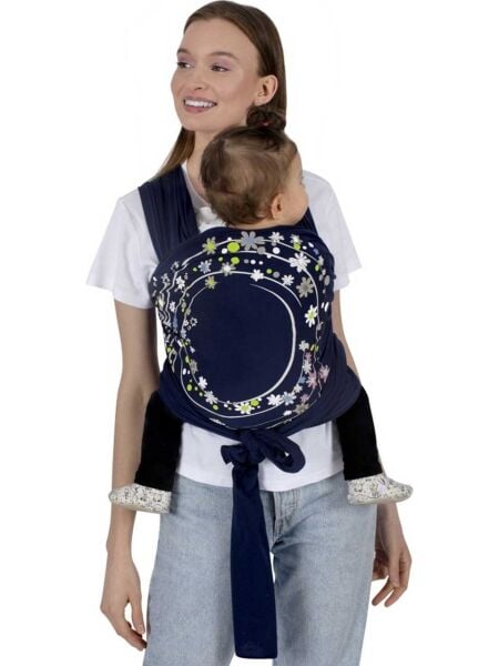 Sevi Bebe Bebek Taşıma Şalı - Lacivert 562-7