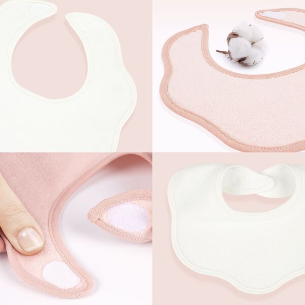 Sevi Bebe 2'li Havlu Önlük Pembe 35-2