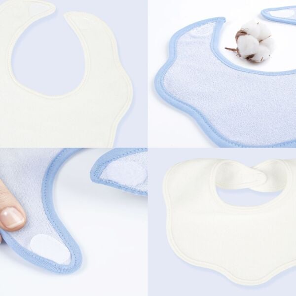 Sevi Bebe 2'li Havlu Önlük - Mavi 35-1