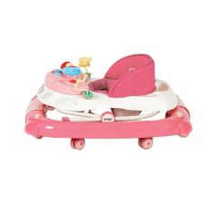 Prego Digo Sallanan Silikon Tekerlekli Bebek Yürüteci 5082 Pembe