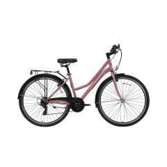 Bisan Smıle-23 Kadro: 44 Cm Vites: 1X7 Vites Tekerlek: 26'' Ürün Rengi: Pudra Pembe Etiket Rengi: Siyah