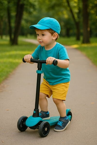 Yüce Oyuncak Scooter Yeşil