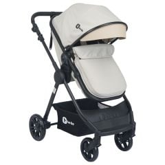 Be-be Elegant Siyah Travel Sistem  BB 371 Krem