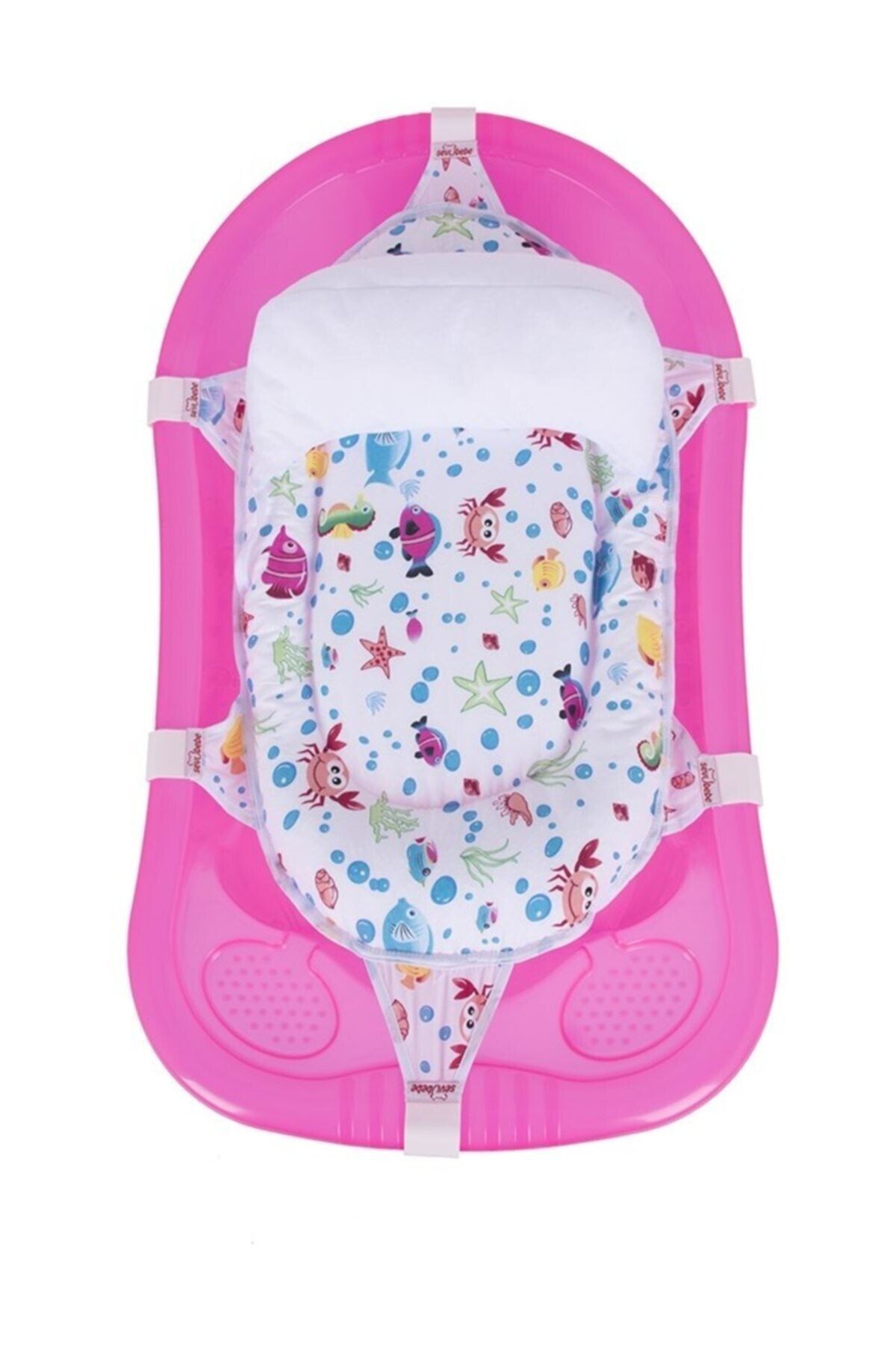 Sevi Bebe Destekli Bebek Banyo Filesi - Akvaryum Desen 690-54