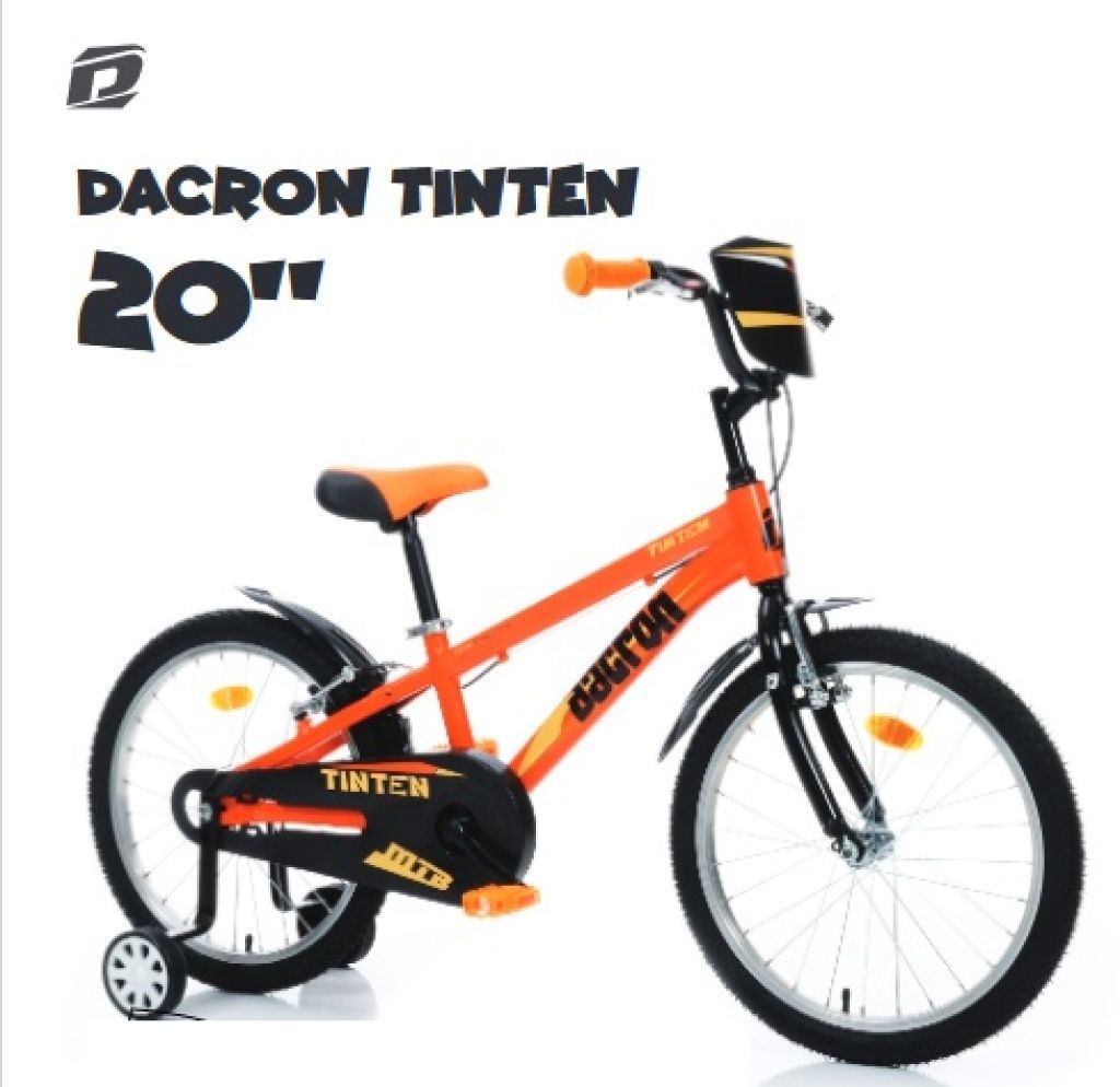 Dacron Tinten 20 Jant Kids Bisiklet Beyaz Kadro Mavi