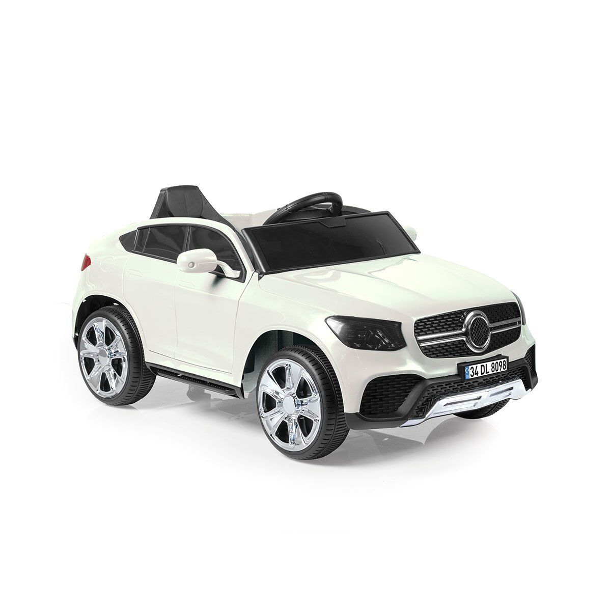 Dolu Grand Suv 12V Akülü Araba Dolu Oyuncak Beyaz