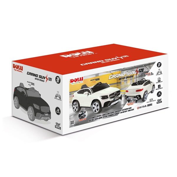 Dolu Grand Suv 12V Akülü Araba Dolu Oyuncak Beyaz