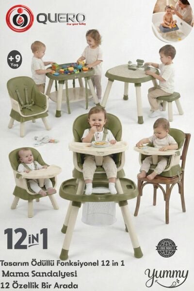 Quero Yummy Mama Sandalyesi Yeşil