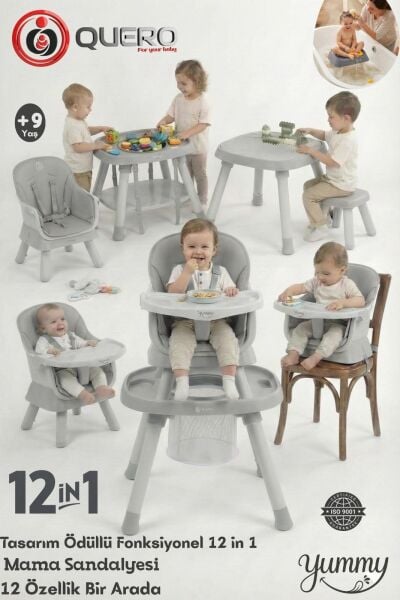 Quero Yummy Mama Sandalyesi Gri