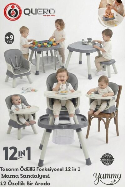 Quero Yummy Mama Sandalyesi Füme