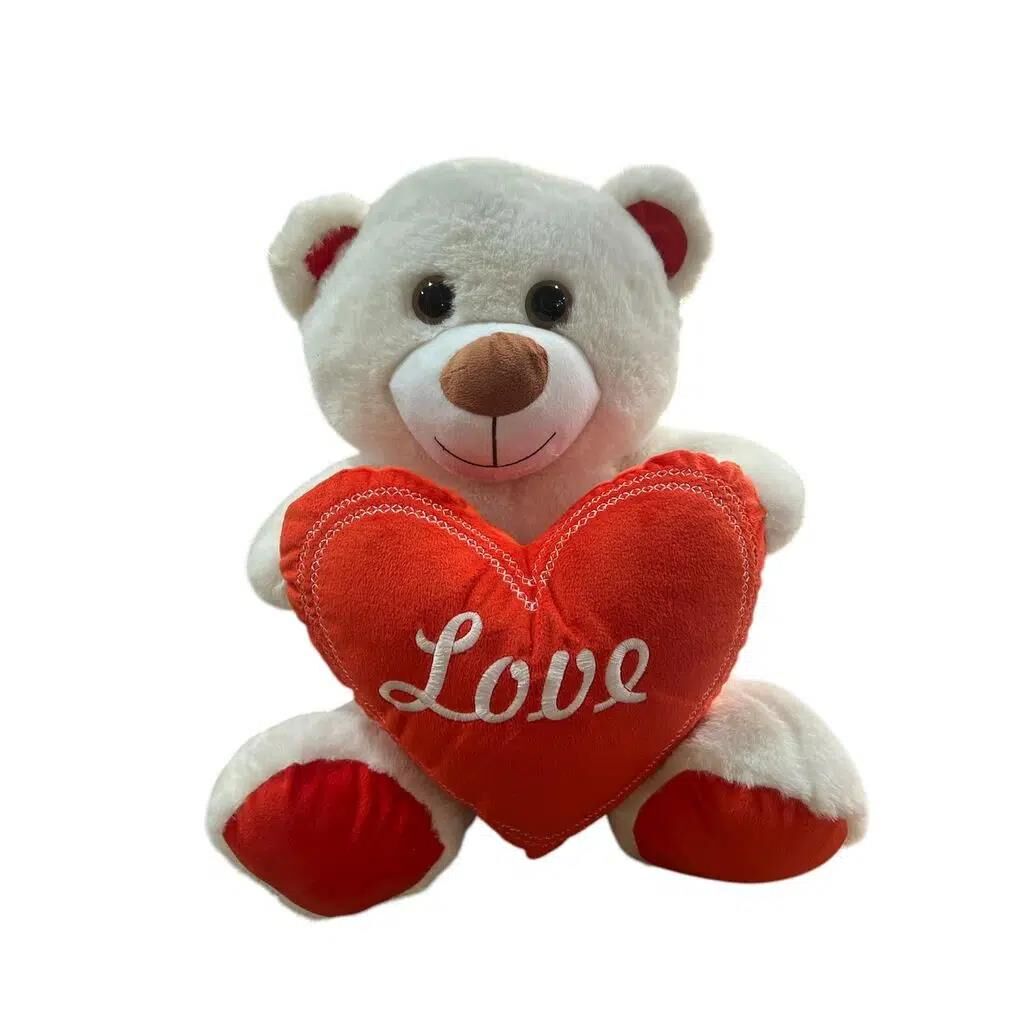 Pufu Toys 45 Cm Love Kalpli Ayıcık(32) 04031