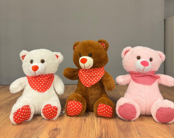 Pufu Toys 35 Cm Fularlı Ayıcık(60) 04058