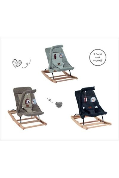 Quero Linda Ahşap Anakucaği Siyah