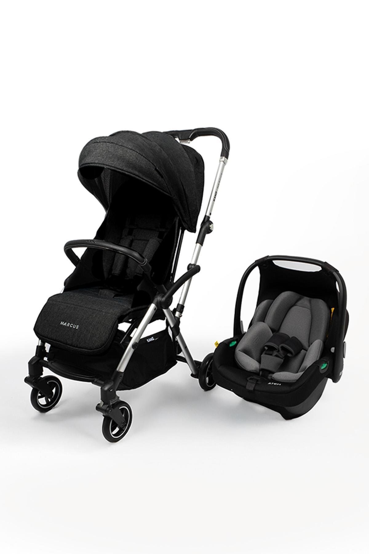 Kanz Marcus Raısın Kabin Travel Bebek Arabası Siyah