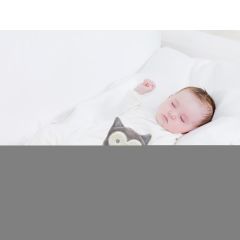 Babyjem Kiraz Çekirdekli Baykuş Kadife Gaz Yastığı / Gri  366
