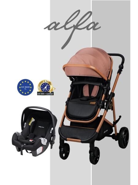 Baby Care Bc-370 Alfa Travel Sistem Bebek Arabas Kahve