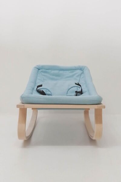 Baby Tech Naturel Ahşap Ana Kucağı - Mavi