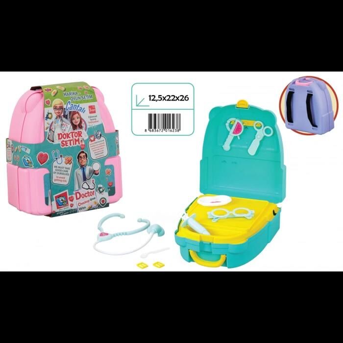 Oydaş Oyuncak Sırt Çantalı Doktor Seti 02623