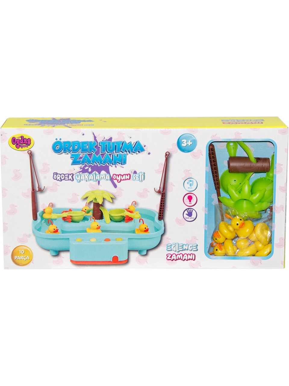 Oydaş Oyuncak Sesli ve Işıklı Havuzlu Ördek Tutma Oyunu 02606