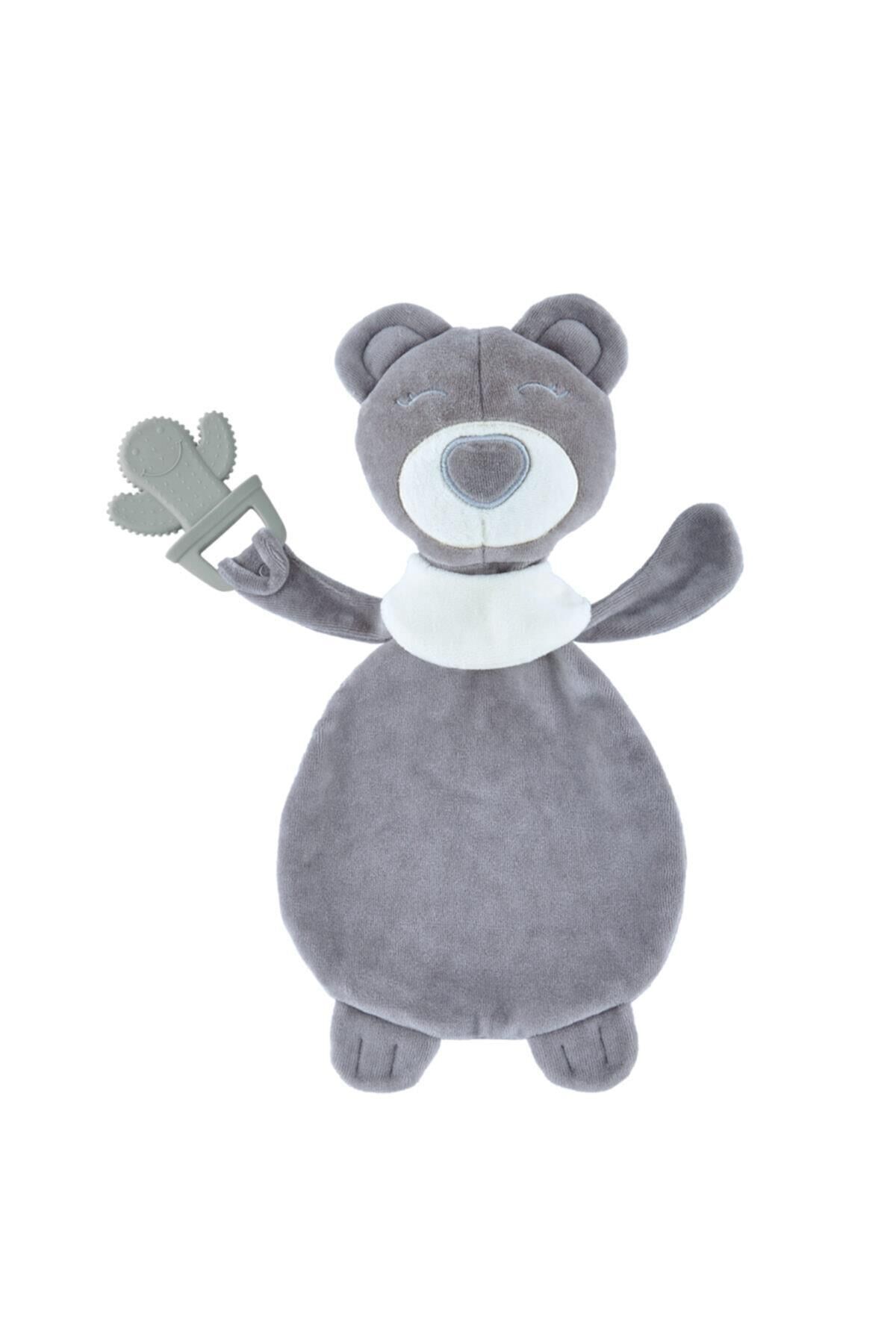 Babyjem Diş Kaşıyıcılı Uykucu Ayıcık Gri 680