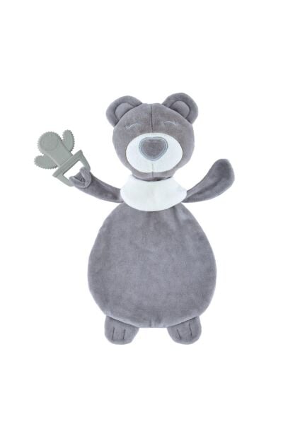 Babyjem Diş Kaşıyıcılı Uykucu Ayıcık Gri 680