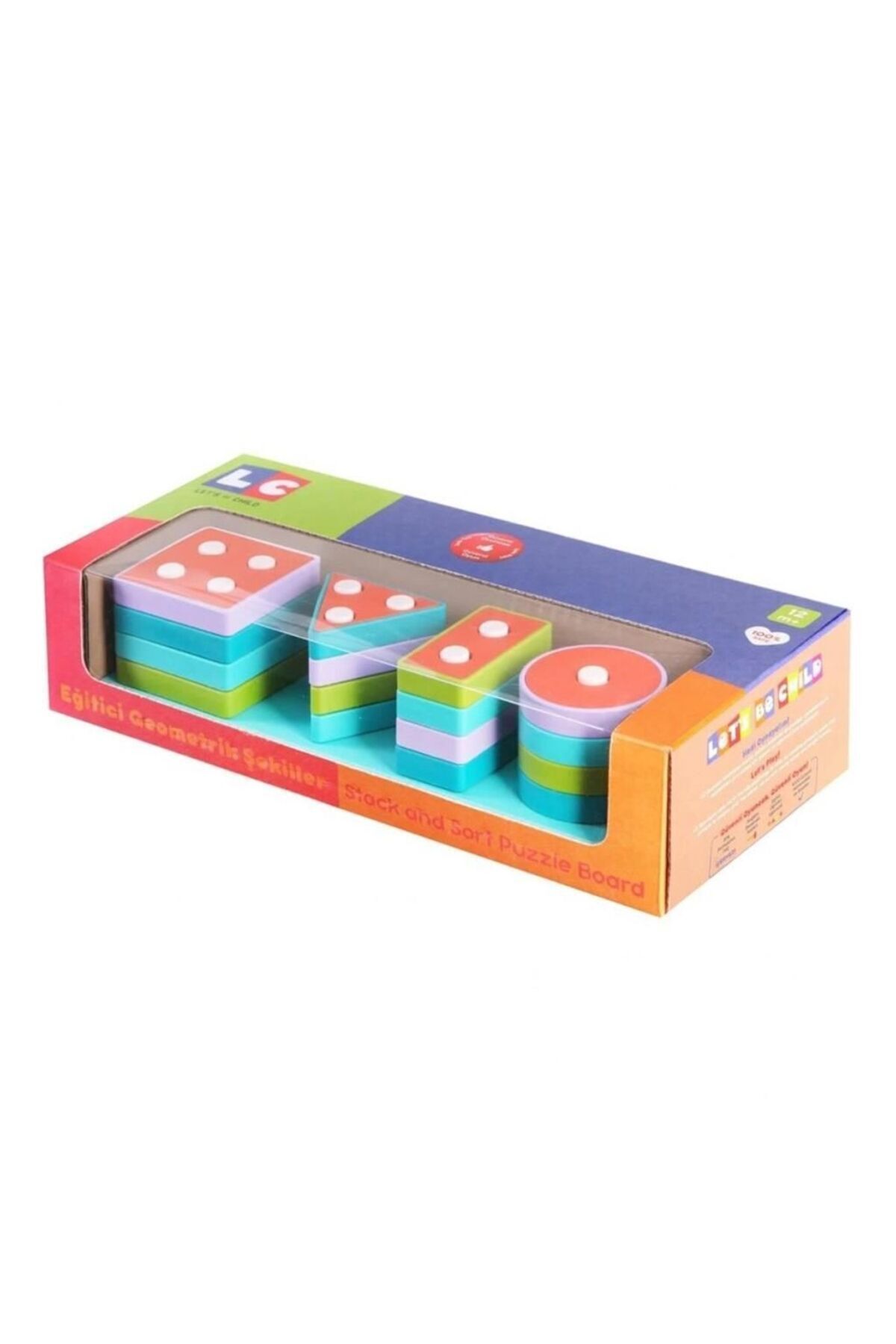 Let's Be Child LC Eğitici Geometrik Şekiller 12 m+ LC-30890